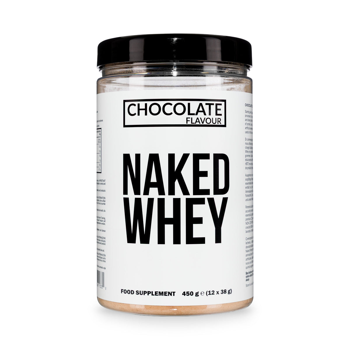 Chocolate Whey Protein Powder | Naked Chocolate Whey - 450g