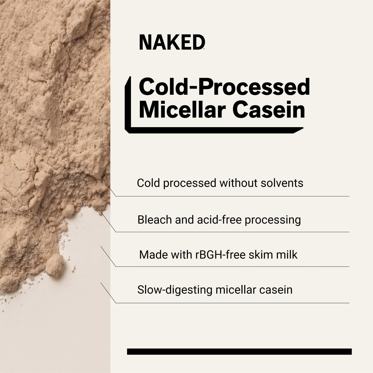 Chocolate Micellar Casein Protein Powder Supplement