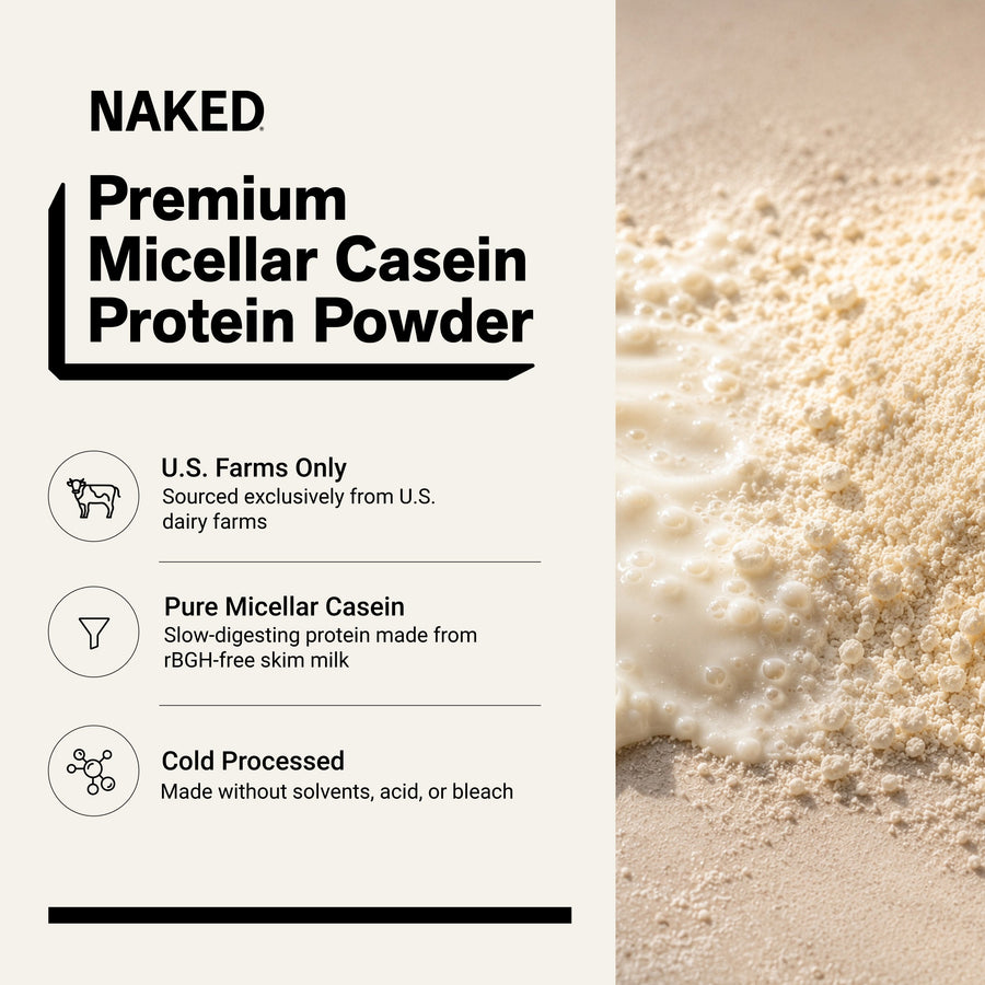Chocolate Micellar Casein Protein Powder Supplement