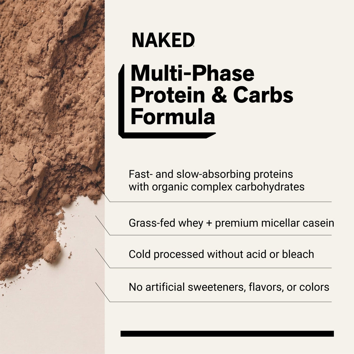 Chocolate Mass Gainer Protein Supplement | Naked Chocolate Mass