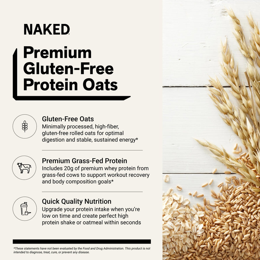 Blueberry Cobbler Protein Oats | Naked Oats