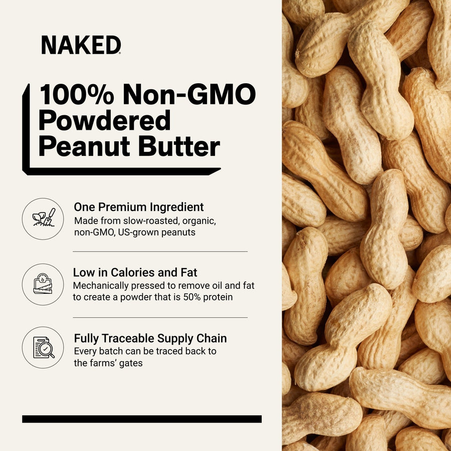 Organic Powdered Peanut Butter | Organic Naked PB - 1.5LB