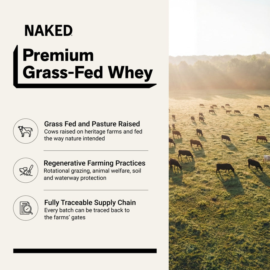 Strawberry Whey Protein Powder | Naked Strawberry Whey - 2LB