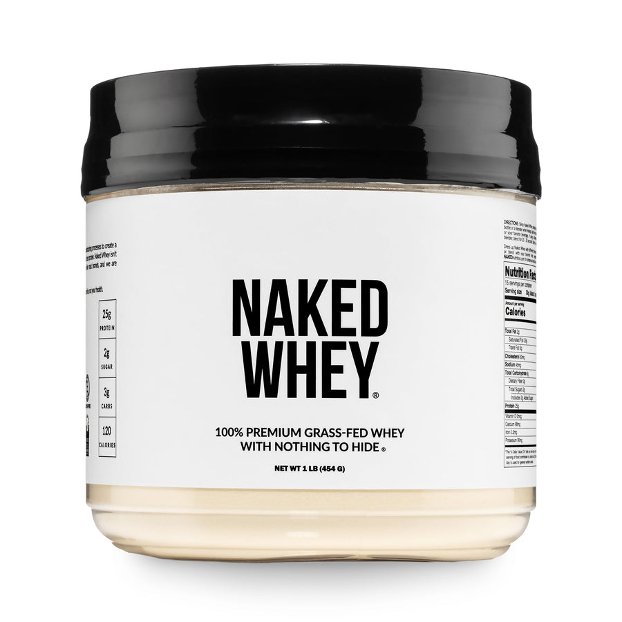 Grass Fed Whey Protein Powder | Naked Whey - 1LB