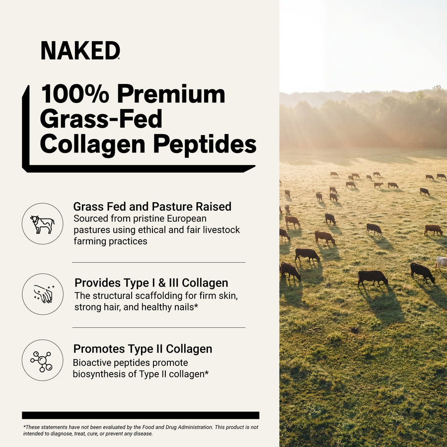 Chocolate Collagen Peptides Powder | Naked Collagen - 1.3 LB