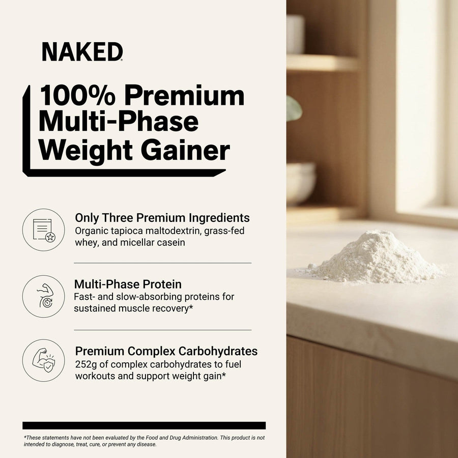 Weight Gainer Protein Powder | Naked Mass