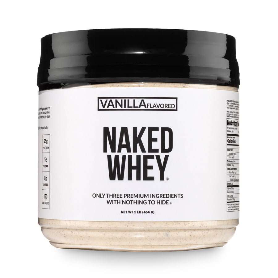 Vanilla Whey Protein Powder 1lb | Naked Vanilla Whey - 1LB