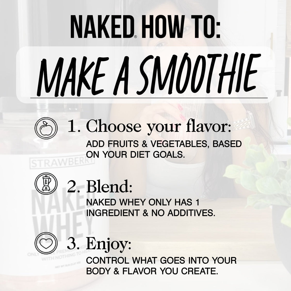 Chocolate Whey Protein Powder | Naked Chocolate Whey - 450g